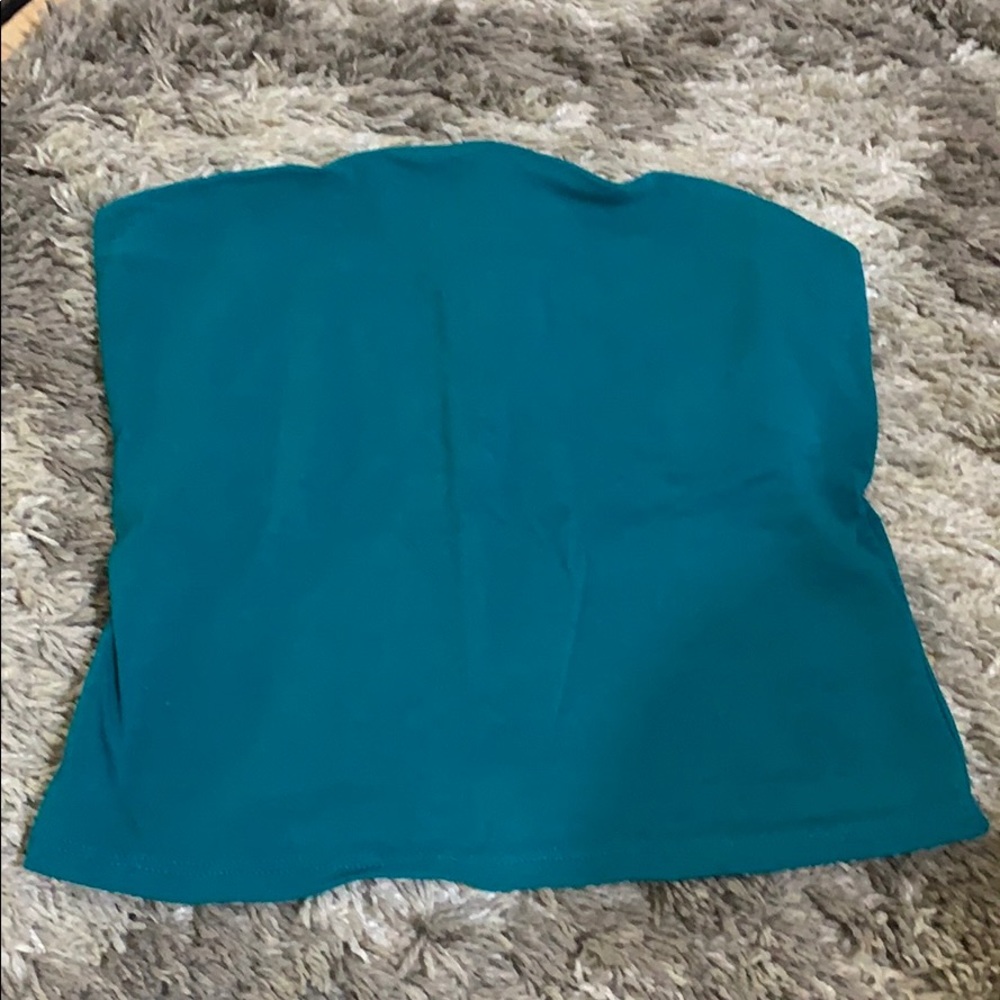 Turquoise tube top